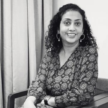 Headshot of Dr. Hemalatha Swaminathan