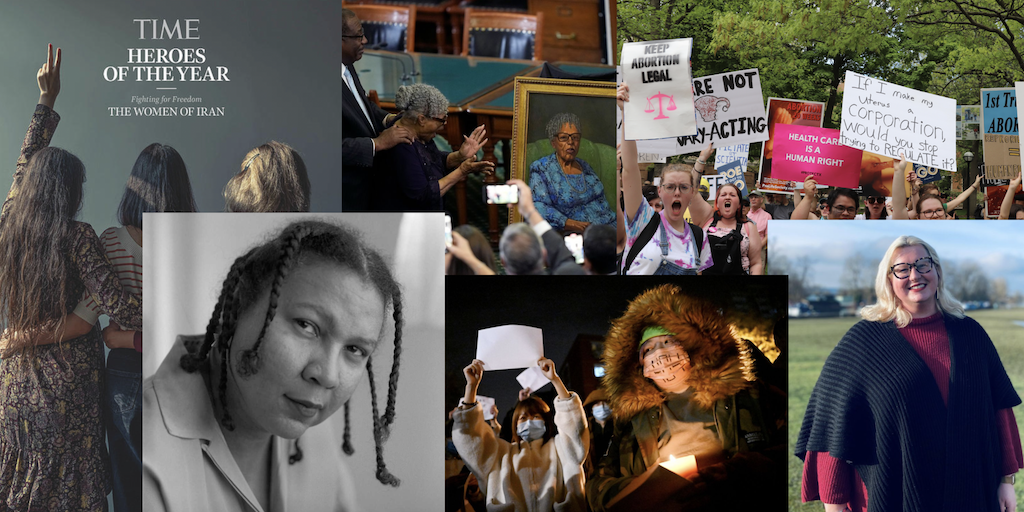 International Women's Day Banner Collage