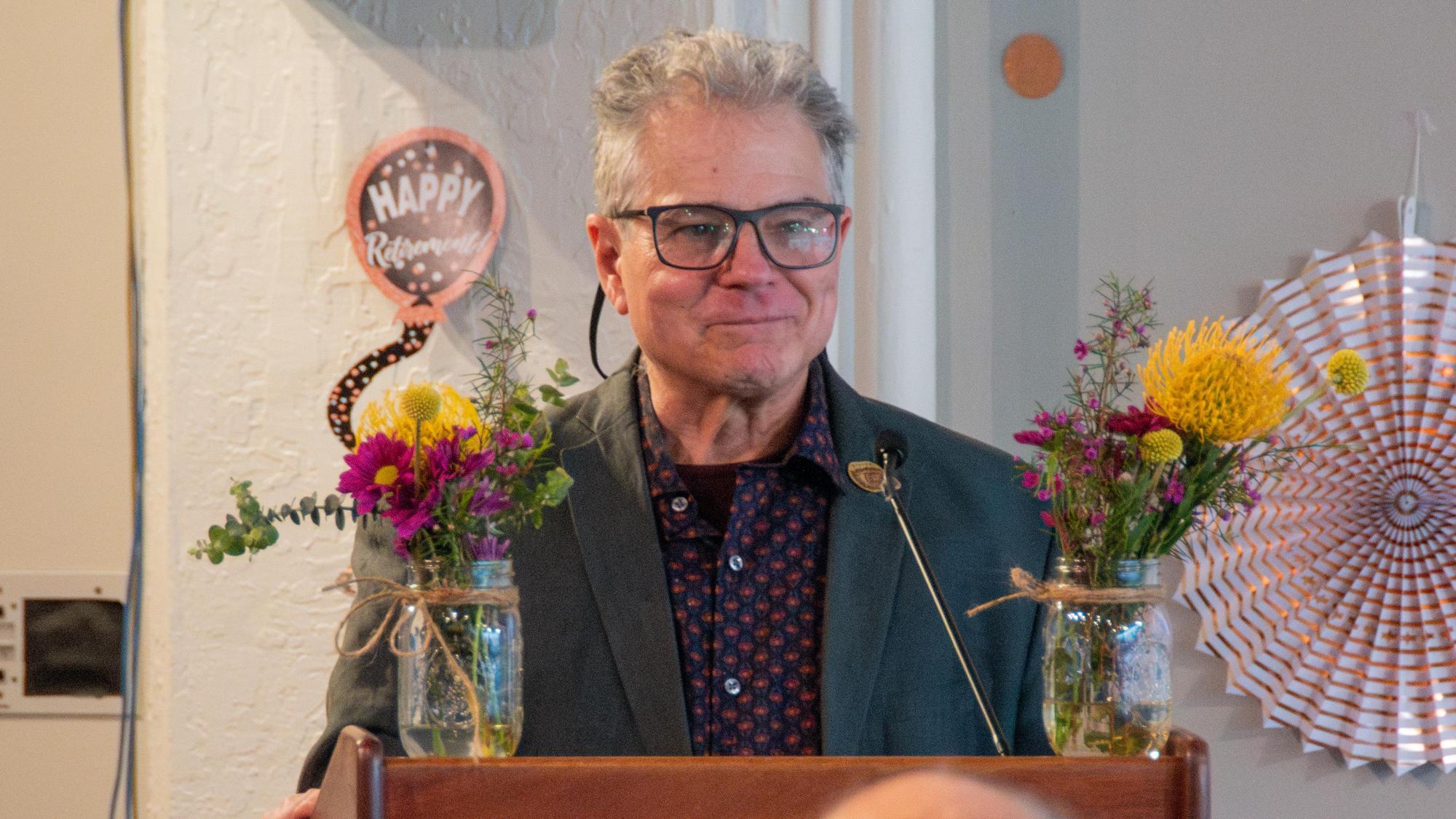 Alec MacLeod, Retirement Reception