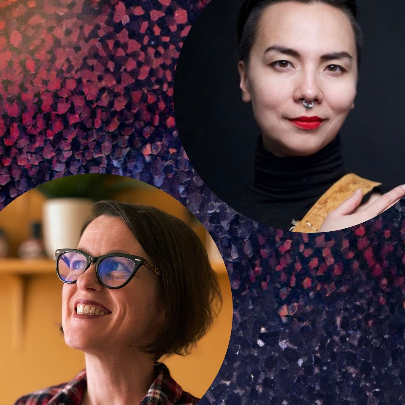 Headshots of Emily Marinelli, Ph.D. and Leonore Tija, MFT