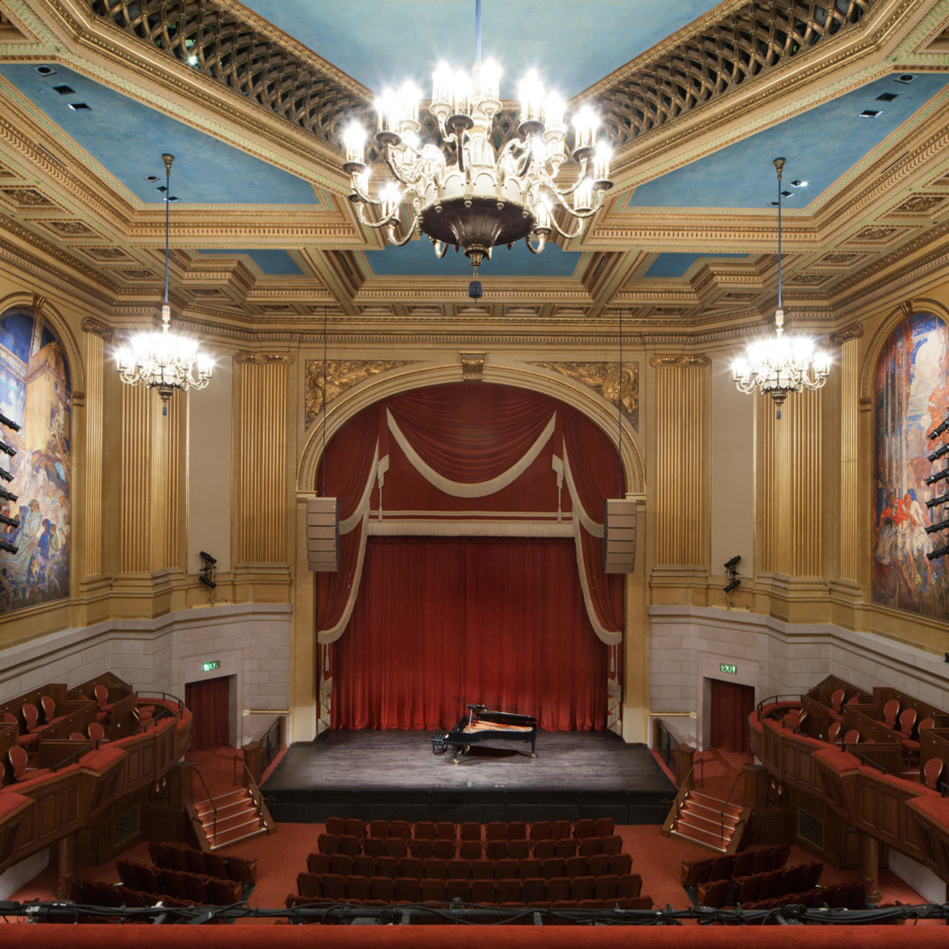 Inside shot of the Herbst Theatre