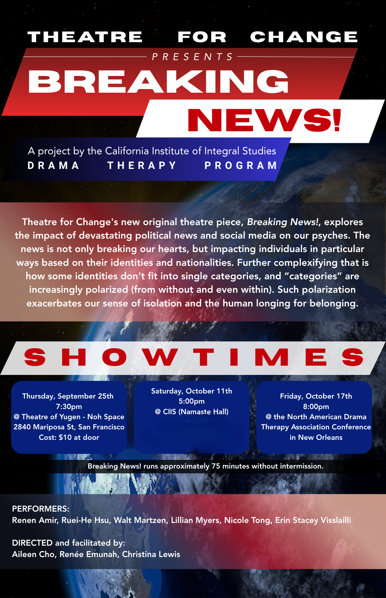 Theater for Change Flyer