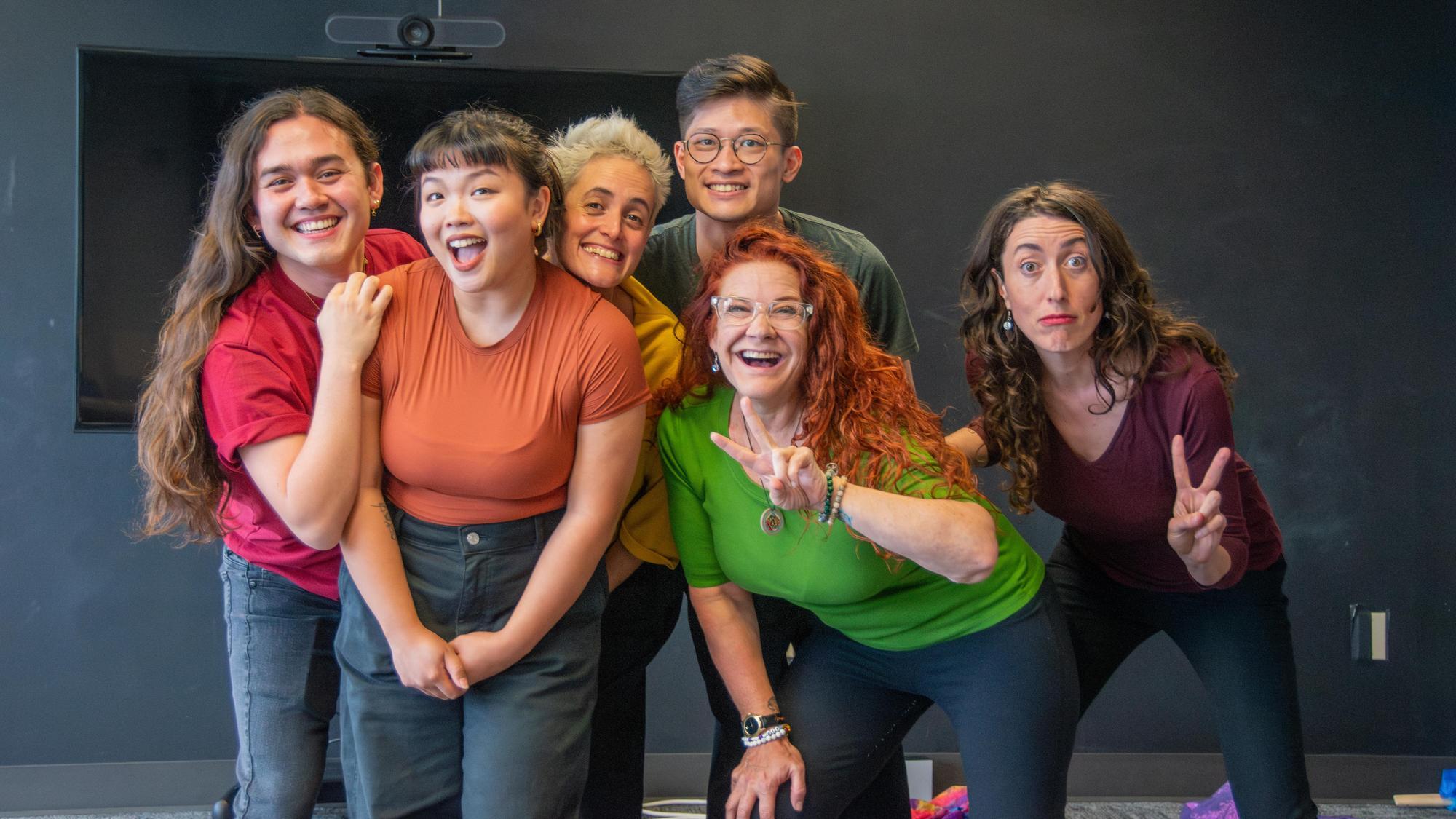 Photos from Drama Therapy, Theater For Change rehearsal, September 2025.