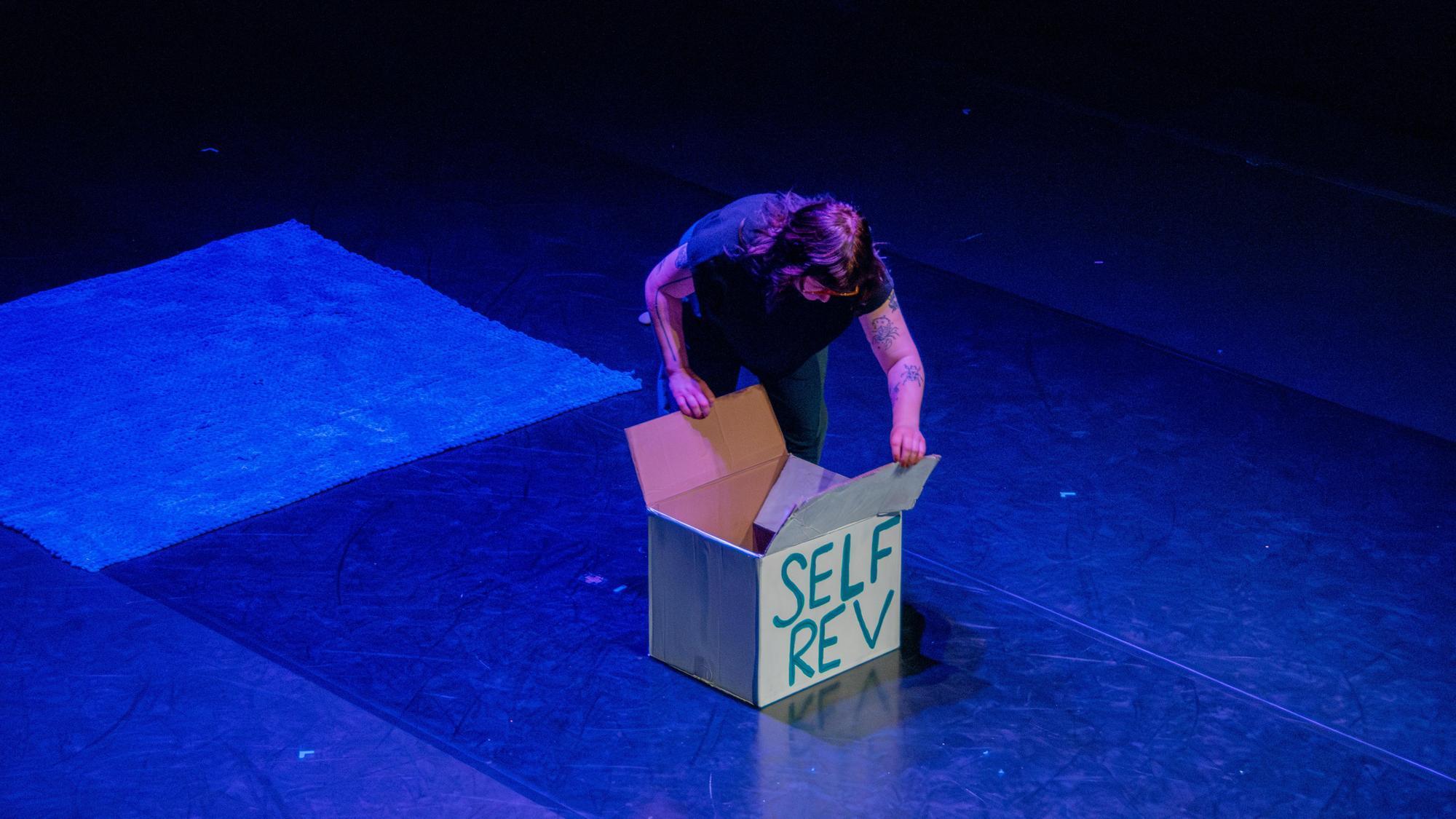Self-Revelatory Performance Rehearsal with PDT student Lilya Kamholtz-Roberts