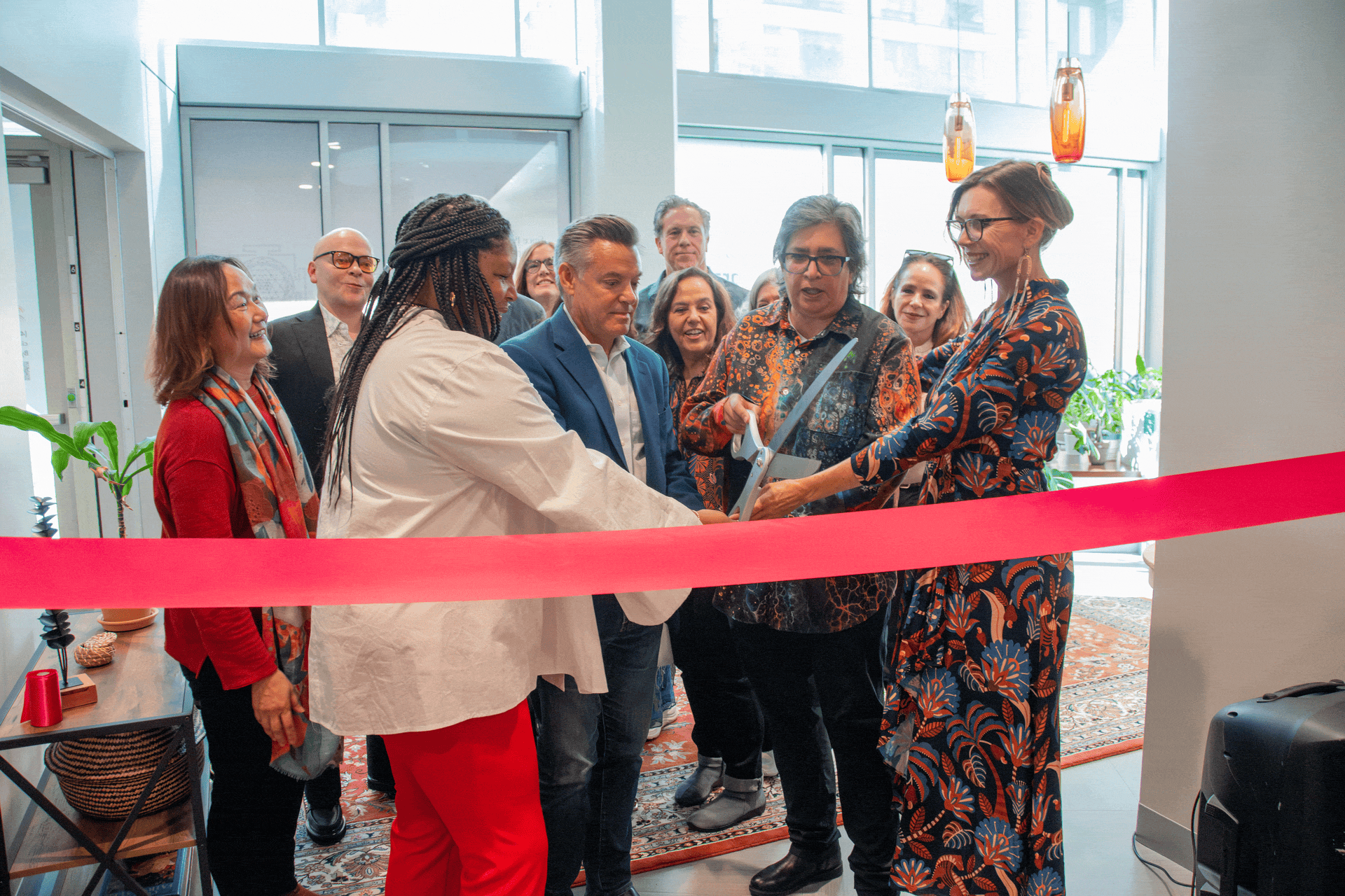 KAP Clinic Ribbon Cutting GIF