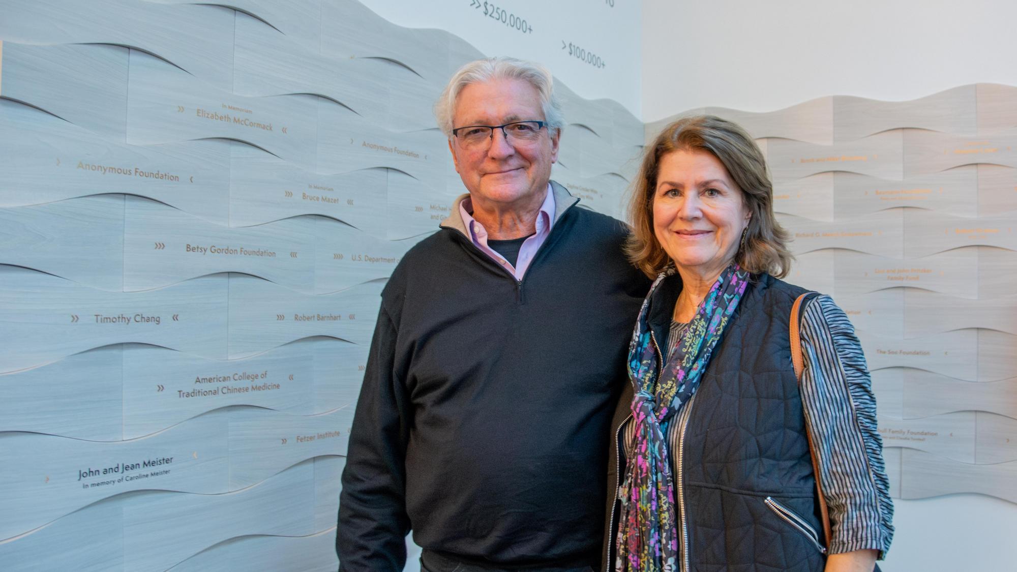 John and Jeane Meister visit CIIS