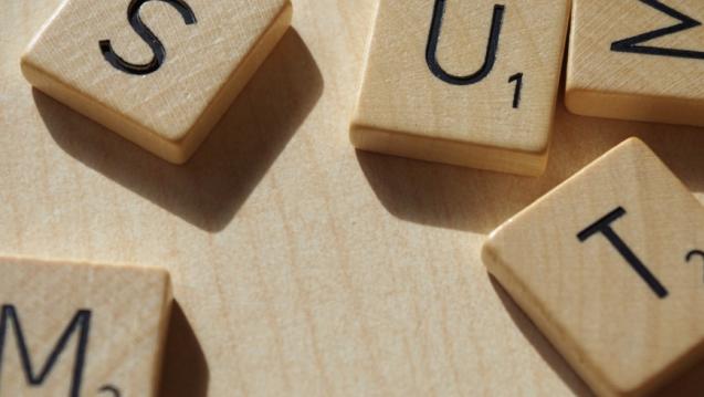 Photo of Scrabble tiles. Find out more about the Integrative Health online M.A. program at California Institute of Integral Studies.
