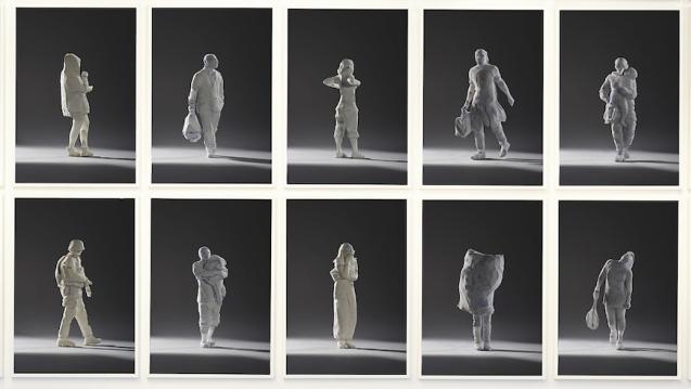 A collage of Sculpture Art by Chris Dorosz