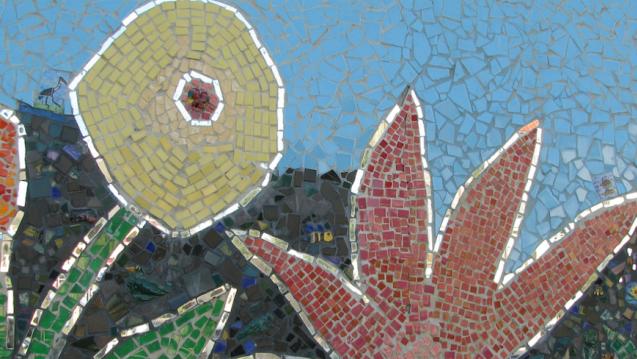 Floral Mosaic Art