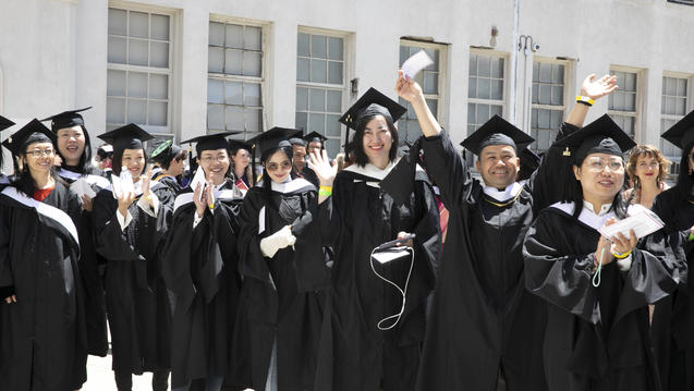 International Students at Commencement