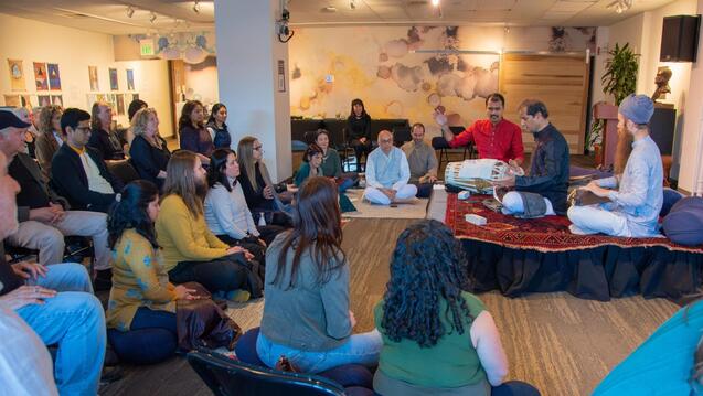 An evening of contemplative conversation and enchanting music featuring world-renowned Dhrupad vocalist, Maestro Pandit Uday Bhawalkar and Sri Sukhad Munde on the Pakhawaj (two-headed drum). Hosted by Asian Contemplative and Transcultural Studies Program of EWP.