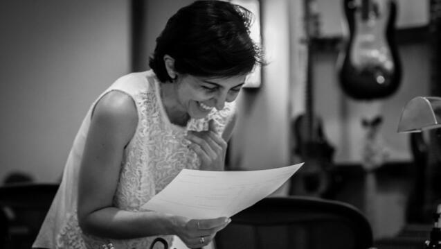 Layla Minoui, Journey to Rebirth Recording Session - “Recording session for Journey to Rebirth, 2023”