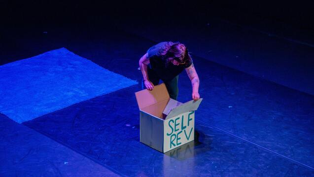Self-Revelatory Performance Rehearsal with PDT student Lilya Kamholtz-Roberts