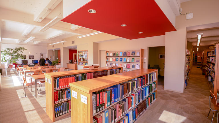 Photo of the Rockefeller Library at CIIS