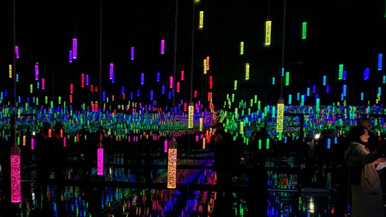 Lights representing w web matrix