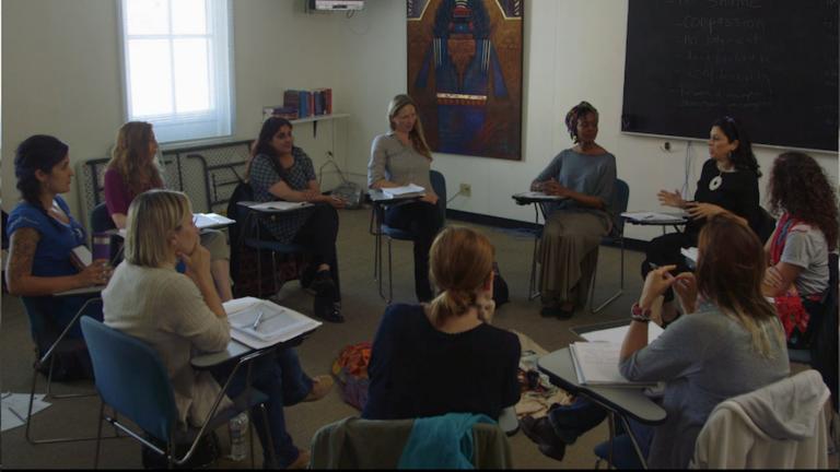 Students of the Women's Spirituality online MA and PhD programs at California Institute of Integral Studies, CIIS. 