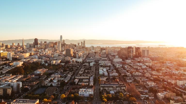 San Francisco aerial by Robert Bye