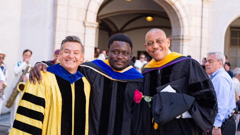 Faculty at Graduation