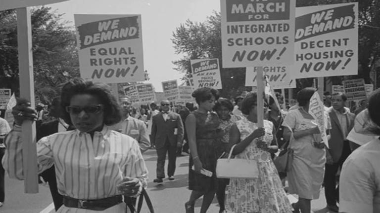 Image of black women protesting during the Civil Rights Movement. Find out more on the online MA and online PhD in Women's Spirituality at California Institute of Integral Studies, CIIS, in San Francisco, CA