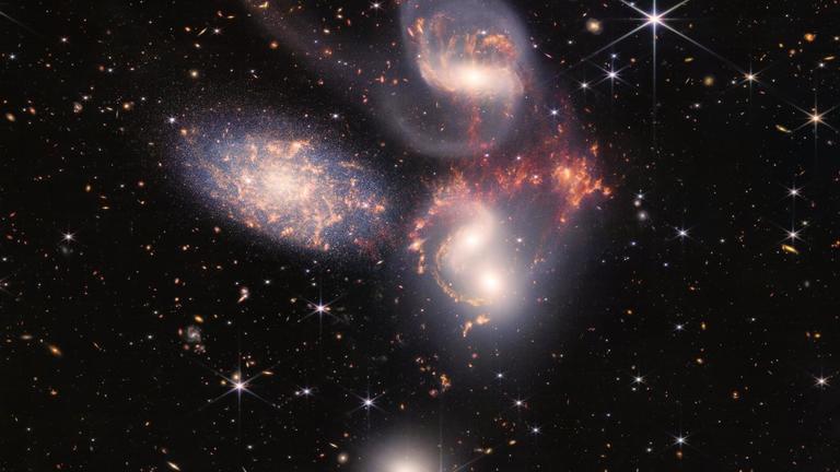Five Galaxies -- credit NASA, ESA, CSA, and STScI