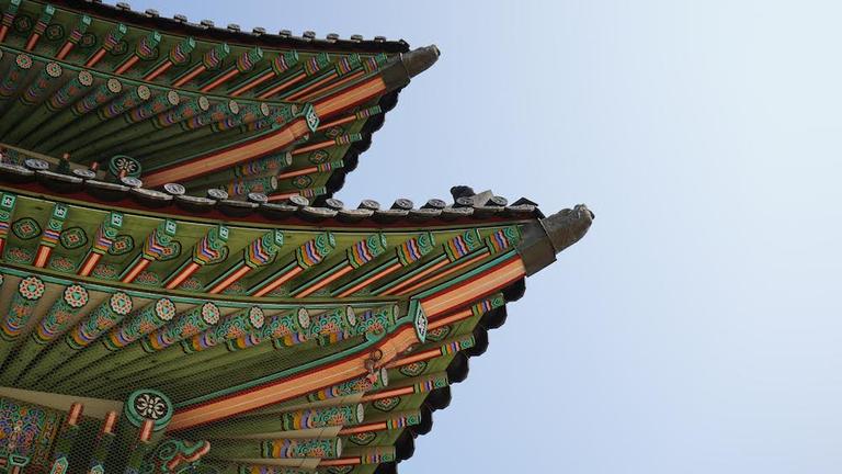 Green and brown Pagoda