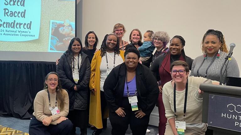 Human Sexuality doctoral students, faculty, and colleagues attend the 2024 National Women’s Studies Association Meetings
