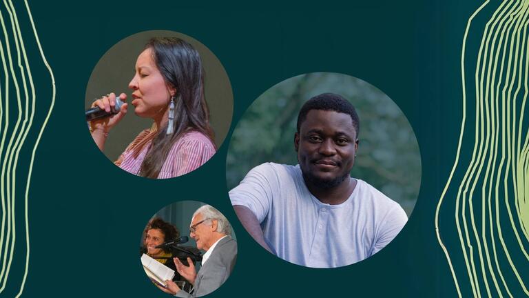 Podcast cover image with Public Programs speakers