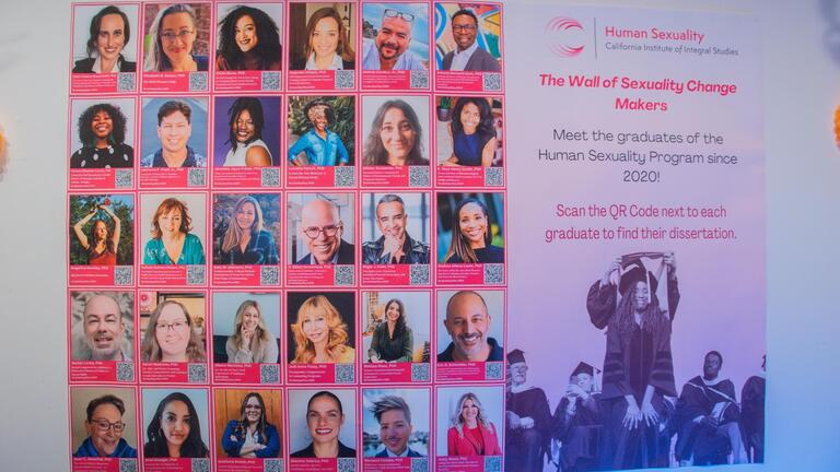 Human Sexuality PhD Program commemorating its 10-year anniversary at CIIS campus.