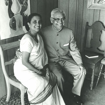 Dr. Haridas and Bina Chauduri, founders of CIIS