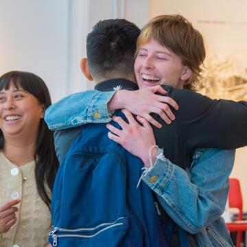 CIIS Students Hugging
