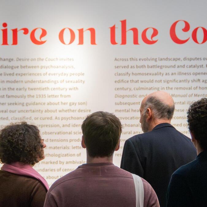 Desire on the Couch, an Archive Reexamining Sexuality