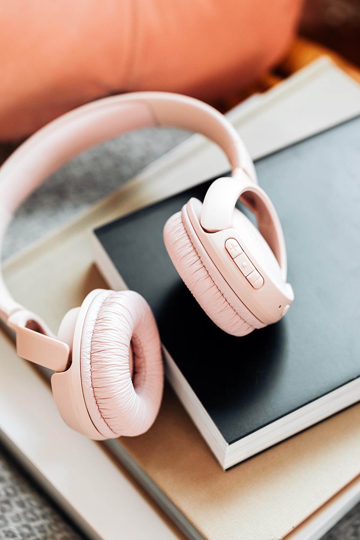 Headphones on desk