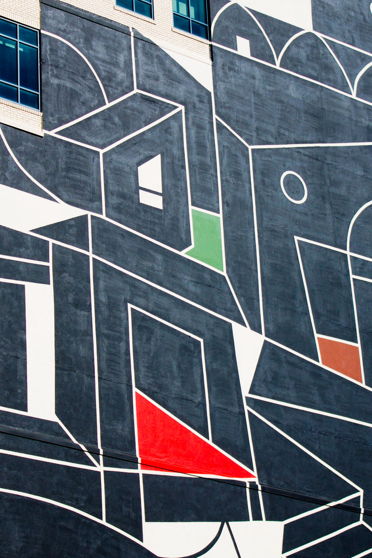 Mural on city building