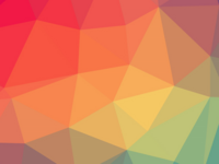 Colorful abstract triangle art.