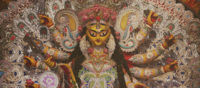 Statue of goddess Shakti with 8 arms. Find out more about the inspiring talks and certificate programs at California Institute of Integral Studies (CIIS) in San Francisco, CA. 