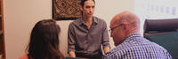 Somatic counseling session with couple and therapist