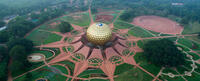City of Dawn in Auroville, India.