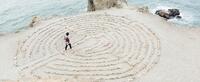 San Labyrinth on the coast