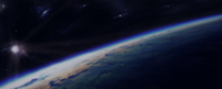 Image of a planet in the Cosmos. Learn more about the online MA and PhD in Philosophy, Cosmology and Consciousness at California Institute of Integral Studies, CIIS