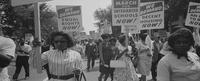 Image of black women protesting during the Civil Rights Movement. Find out more on the online MA and online PhD in Women's Spirituality at California Institute of Integral Studies, CIIS, in San Francisco, CA