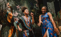 Three women dancing
