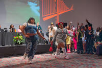 Ball participants at Generations, an event supporting the Black LGBTQIA+ community in San Francisco