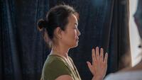 Professor doing qi gong