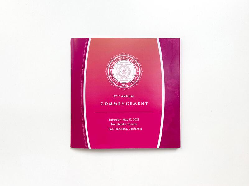 2025 Commencement Program Cover