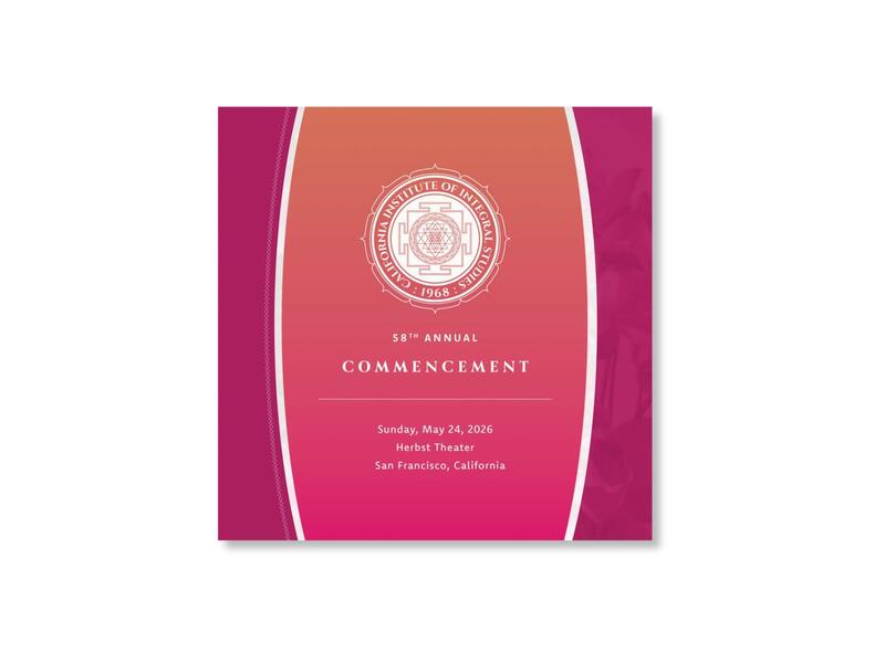 Commencement program cover 2026
